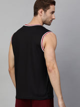 Chicago Bulls: Oversized Logo Sleeveless Jersey - Black