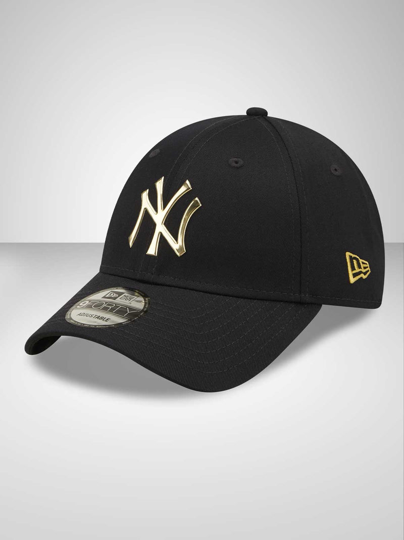 New York Yankees Foil Logo Navy 9FORTY Adjustable Cap