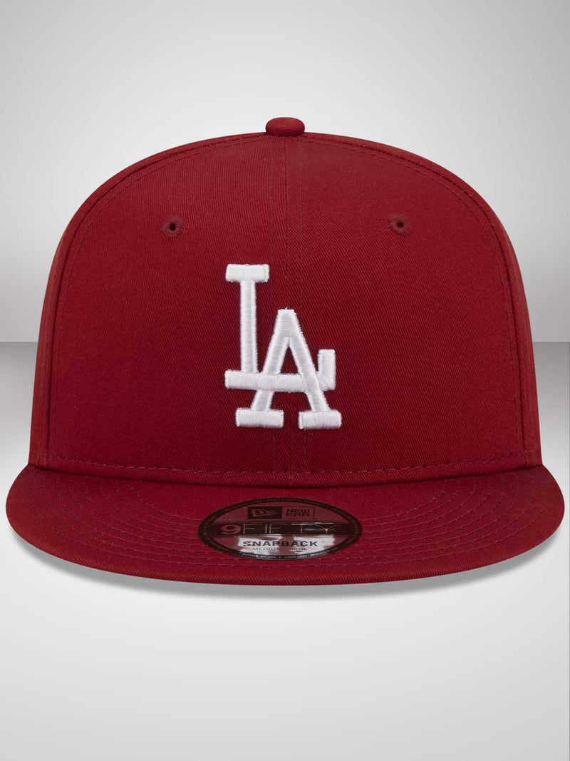 LA Dodgers League Essential Red 9FIFTY Snapback Cap