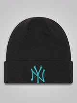 New York Yankees League Essential Black Beanie Hat