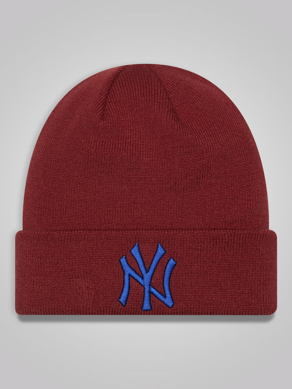 New York Yankees League Essential Maroon Beanie Hat