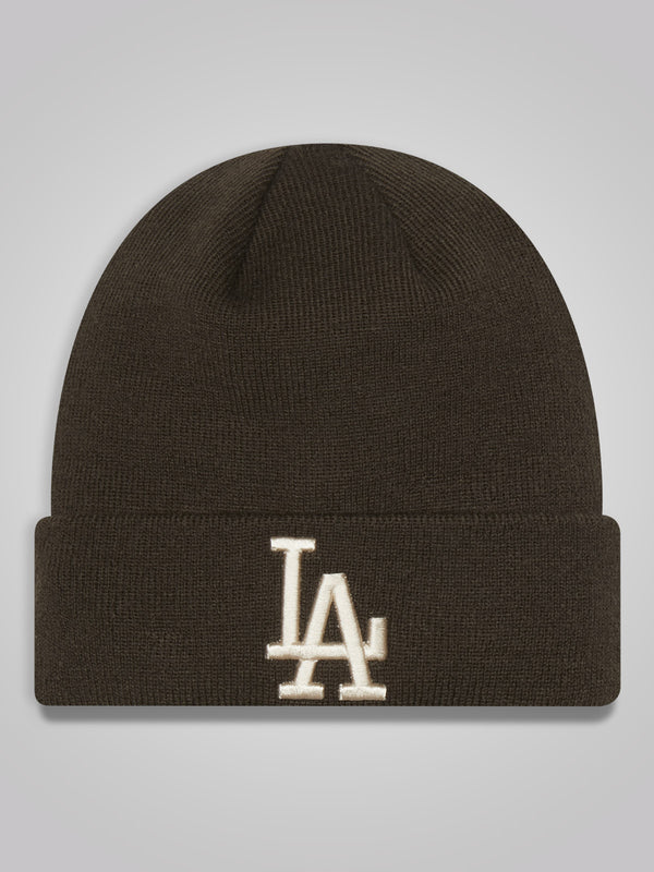 LA Dodgers League Essential Brown Beanie Hat