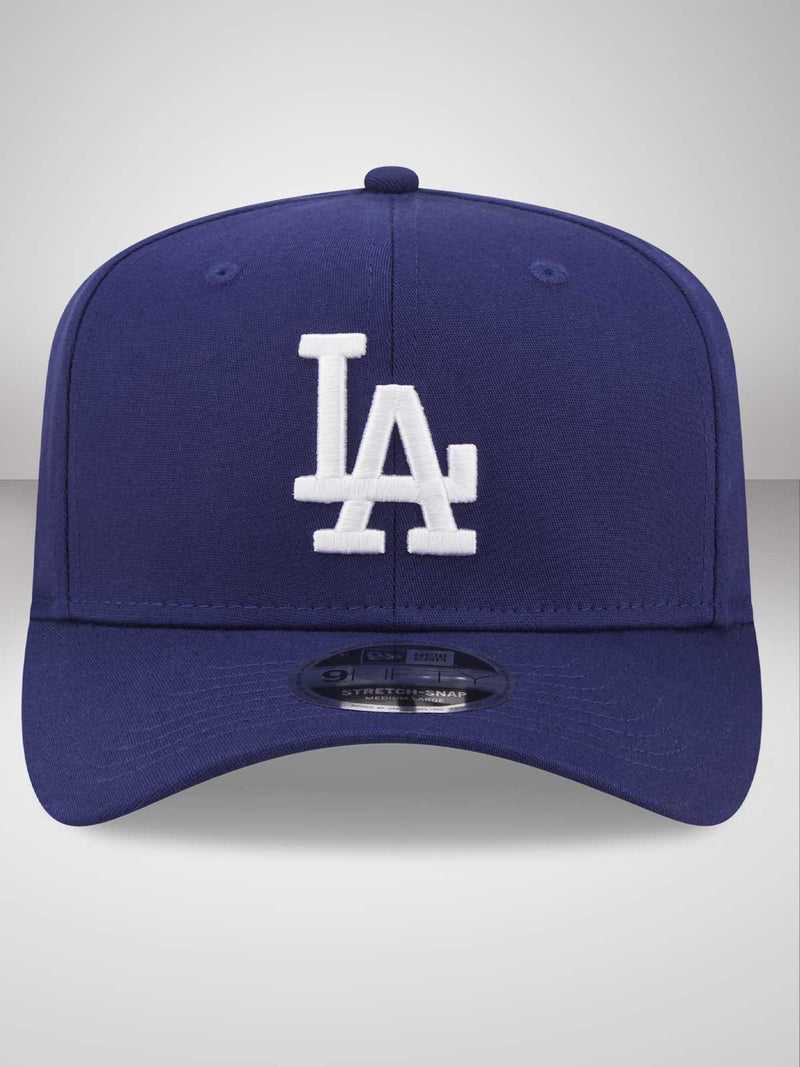 Los Angeles Dodgers MLB Logo Blue 9FIFTY Stretch Snap Cap