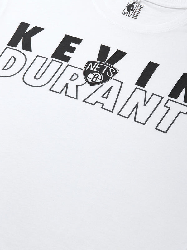 Brooklyn Nets: Kevin Durant T-Shirt - White