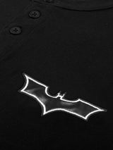Batman: Classic Henley- Black