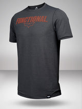 Batman: Functional Day Performance T-Shirt - Charcoal
