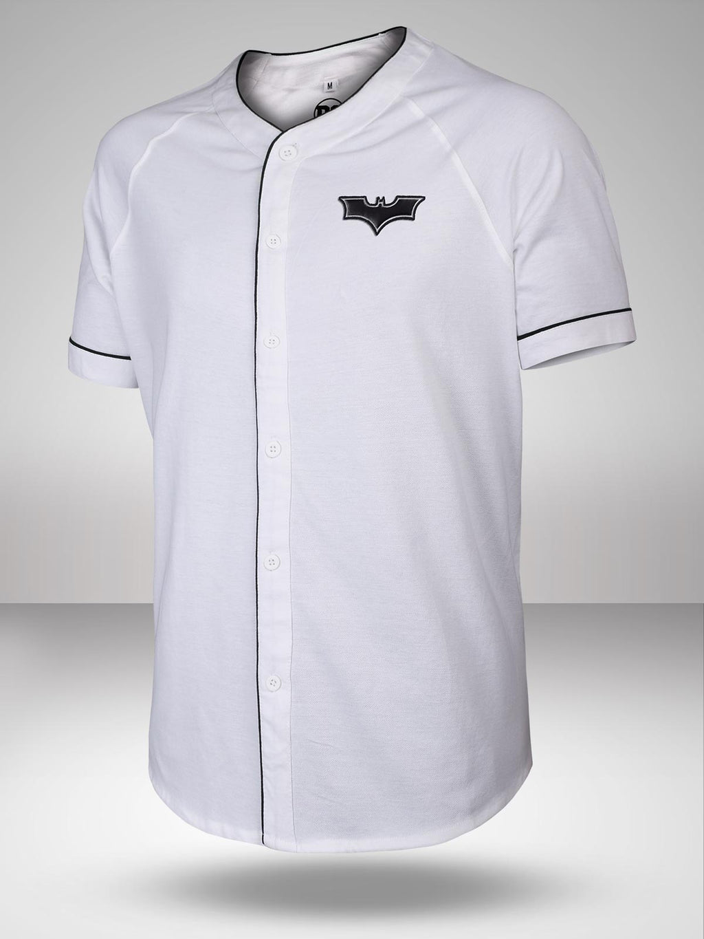 Batman: Baseball Shirt- White – Shop The Arena