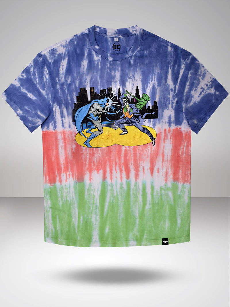 Batman: Batman Vs Joker Tie & Dye T-Shirt