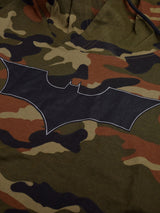 Batman: Combat Sleeveless Hoodie- Olive Green