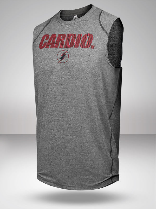 The Flash: Cardio Day Performance Vest- Grey