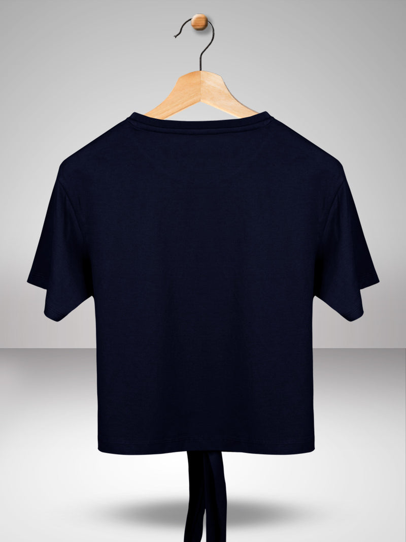 Looney Tunes: Bad Putty Tat Crop Top - Navy