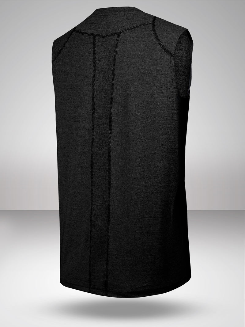 Superman: Strength Day Performance Vest- Black