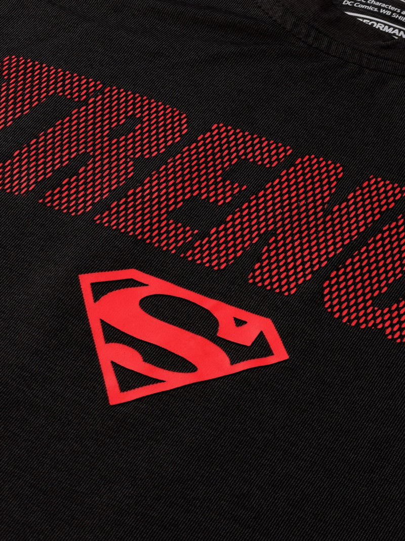 Superman: Strength Day Performance Vest- Black