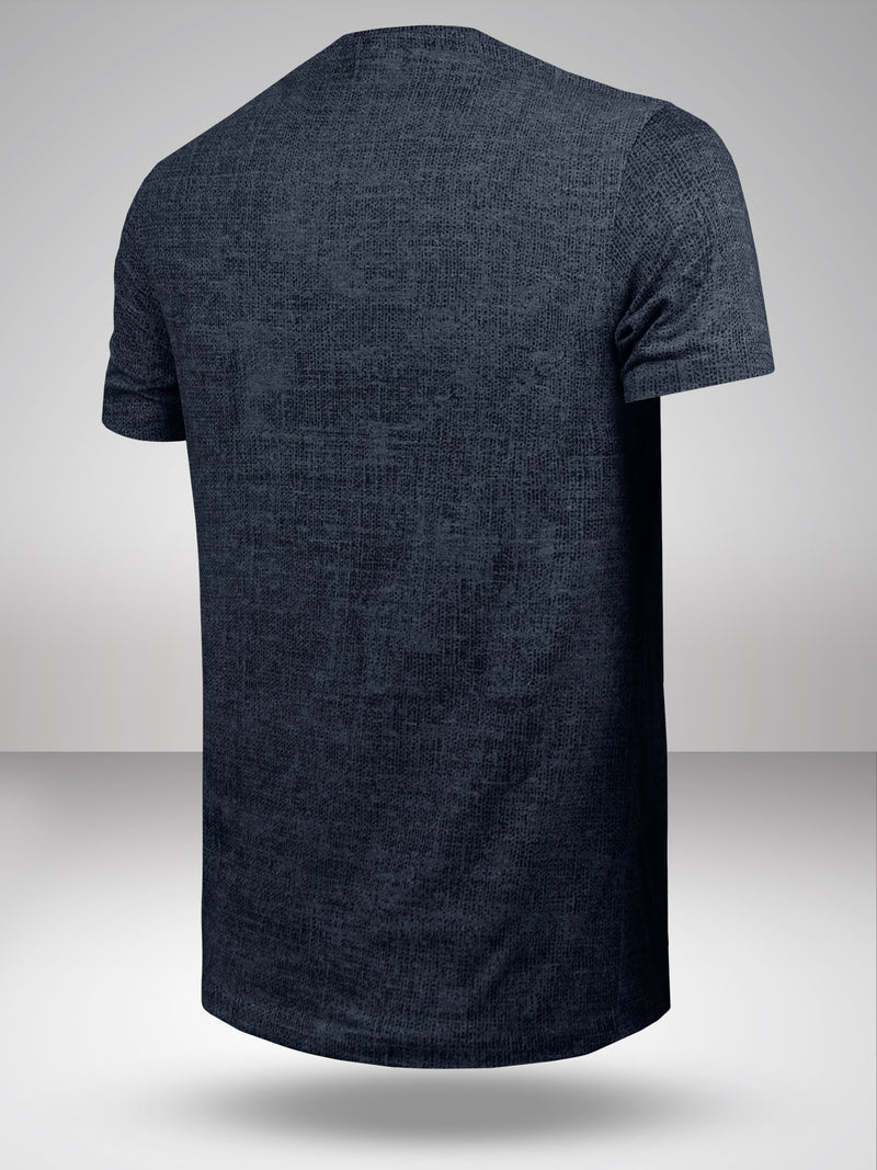 Superman: Man Of Steel Illustration T-Shirt  - Grunge Navy