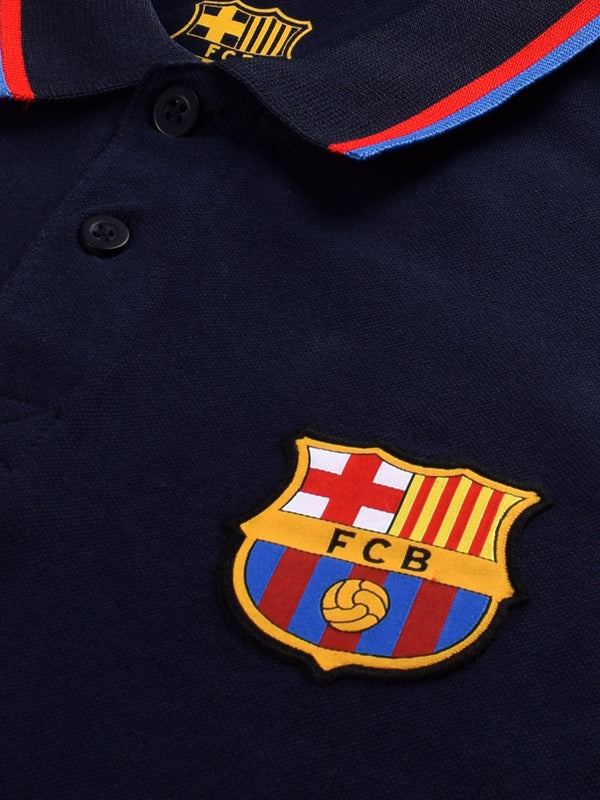FC Barcelona: Team Colour Polo Navy