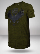 GOT: The Nights Watch T-Shirt - Grunge Olive Green