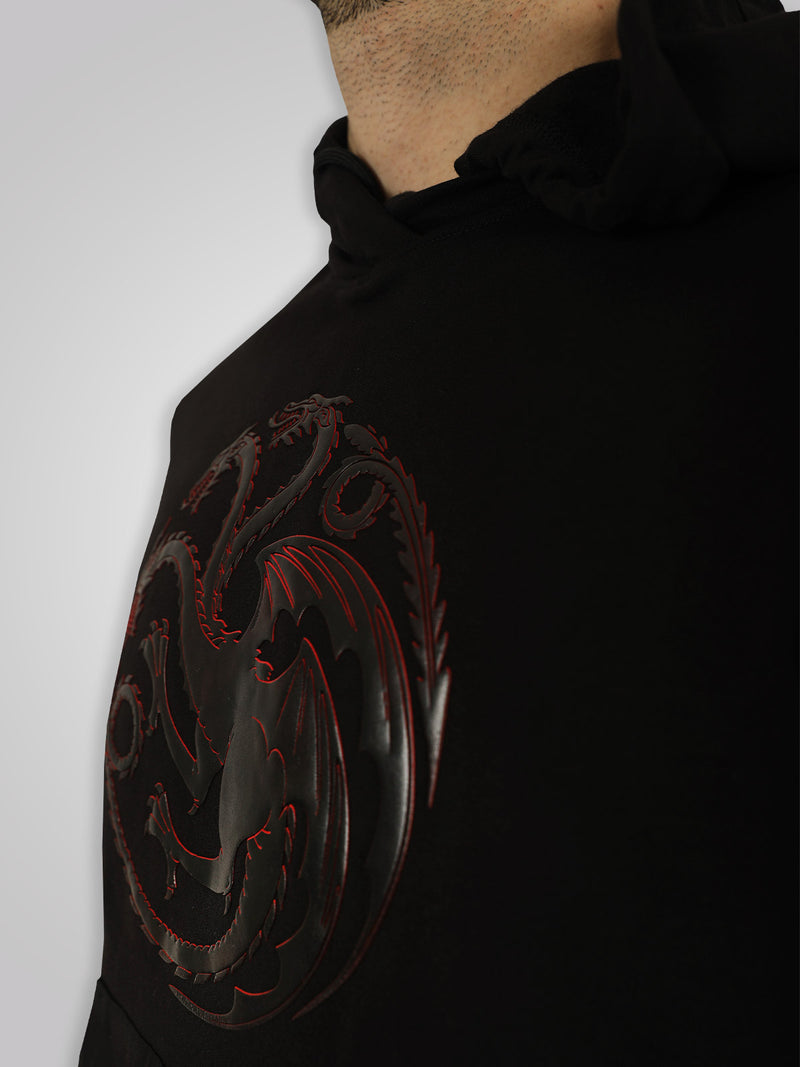 GOT: House Targaryen Crest Hoodie - Black