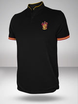 Harry Potter: Gryffindor Classic Henley- Black