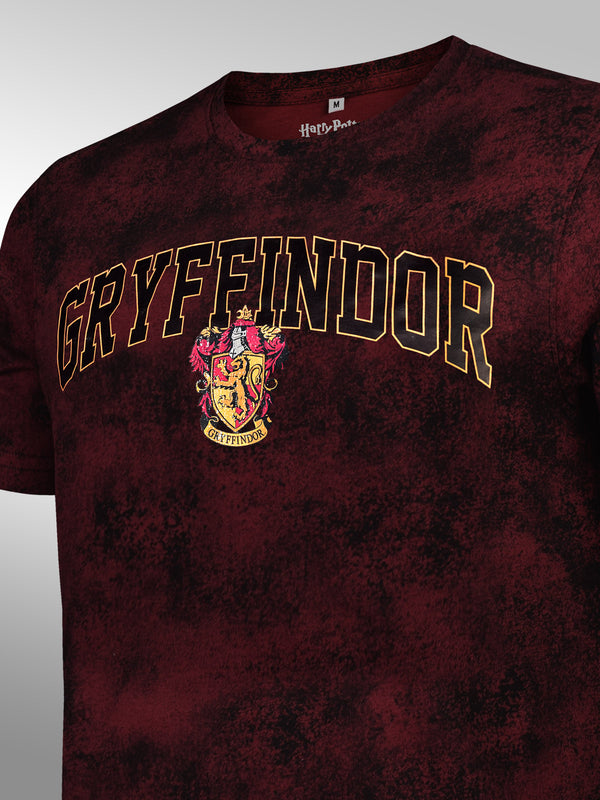 Harry Potter: Gryffindor Varsity T-Shirt - Burgundy