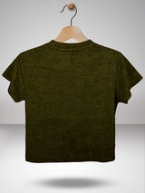 Harry Potter: Slytherin Constellation Crop Top - Olive Green
