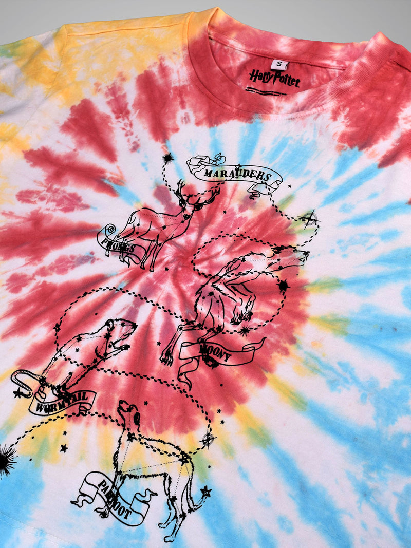 Harry Potter: The Marauders Tie Dye Crop Top - Multi