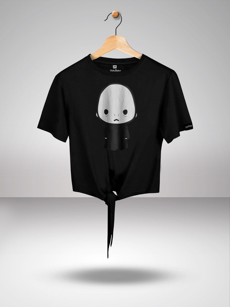 Harry Potter: Voldi Tie Top- Black
