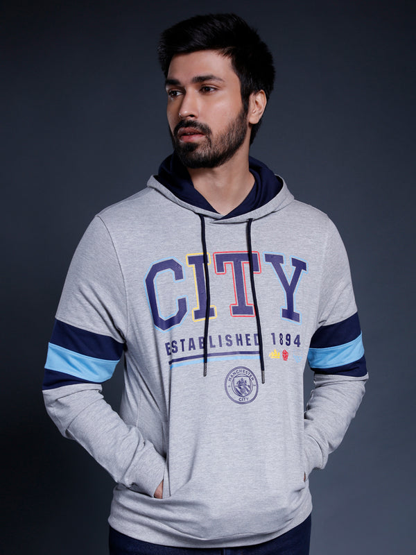 Manchester City Graphic Print Hoodie