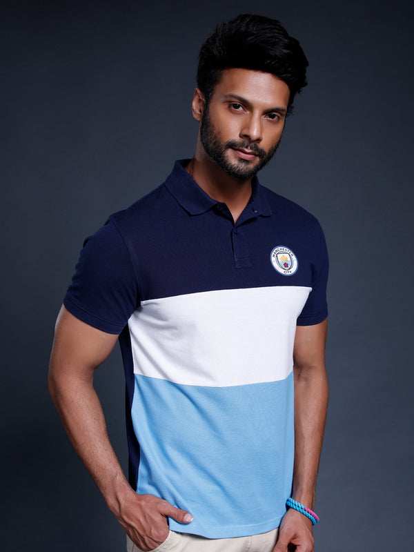 Manchester City: Classic Colourblocked Polo