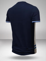 MI Colour Block T-Shirt with Applique