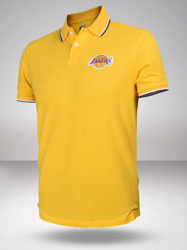 Los Angeles Lakers Classic Polo Mustard