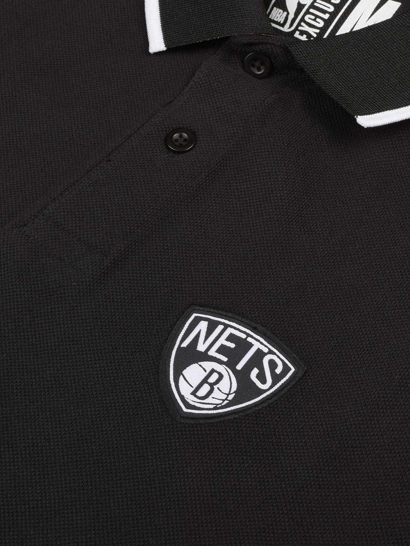 Brooklyn Nets: Classic Polo Black