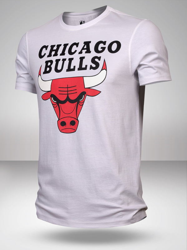 Chicago Bulls Size L Red Black White Team Logo graphic T-Shirt NBA