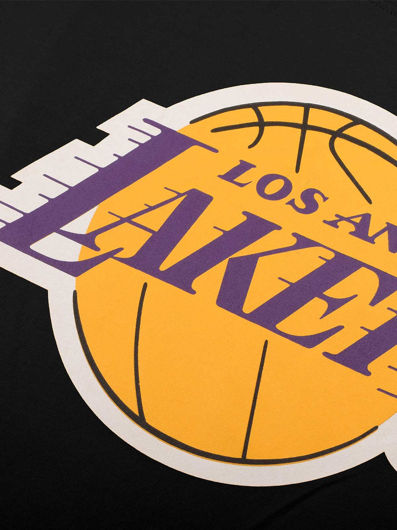 Unisex Stadium Essentials Black Los Angeles Lakers NBA Crest Long Sleeve T-Shirt Size: Medium
