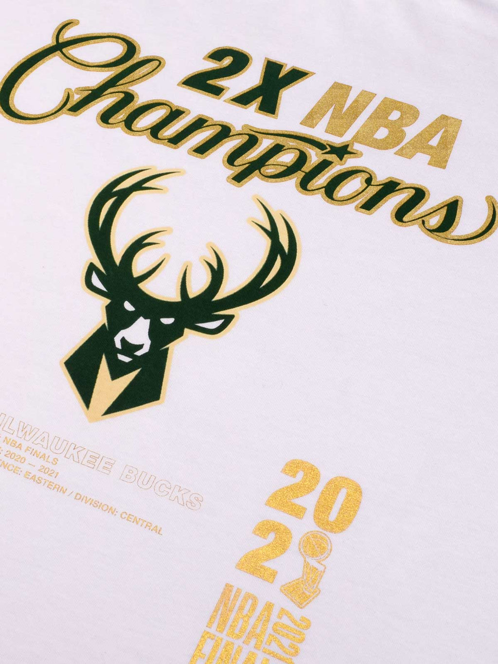 Milwaukee Bucks 2021 NBA Champions Shirt Size Large – Yesterday's