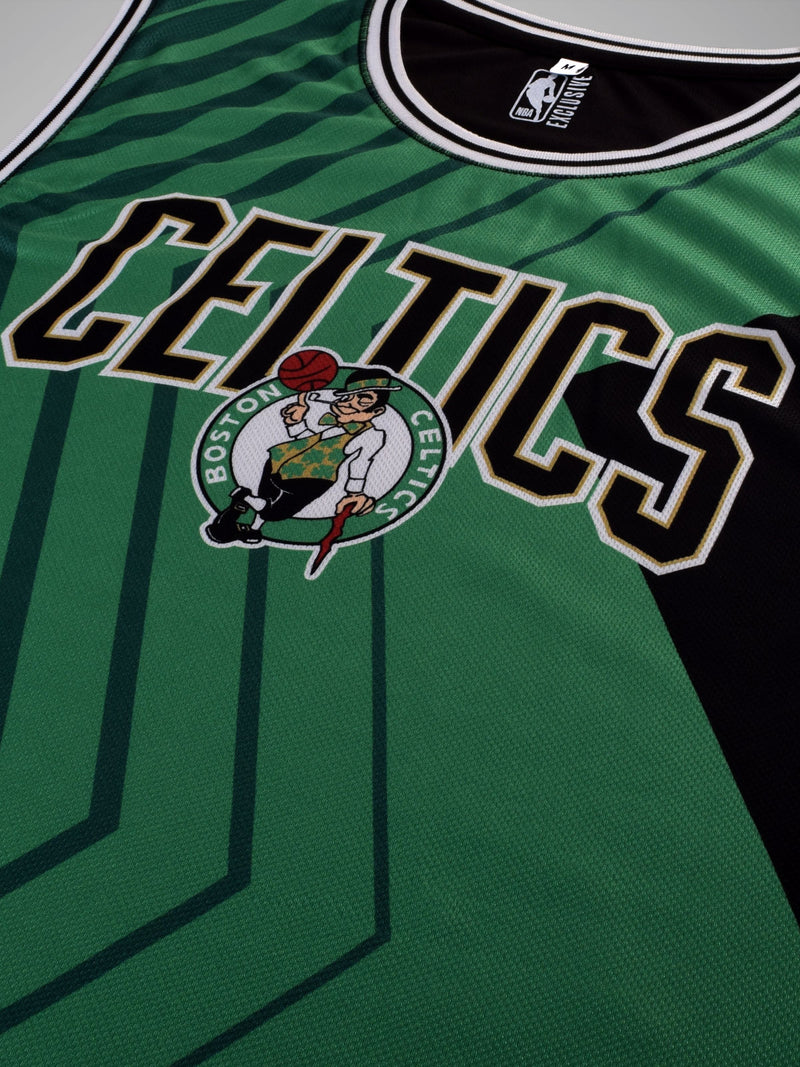 Boston Celtics: Lightning Strikes Twice Sleeveless Jersey- Black