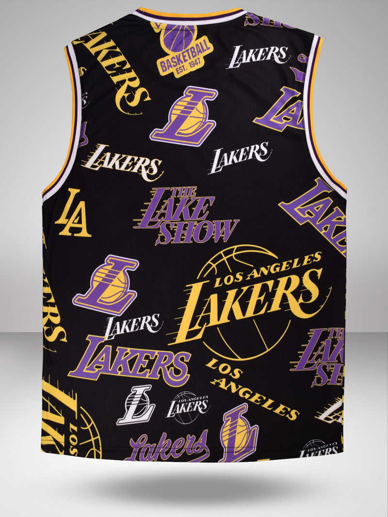 Los Angeles Lakers: Logo Mash Sleeveless Jersey – Shop The Arena