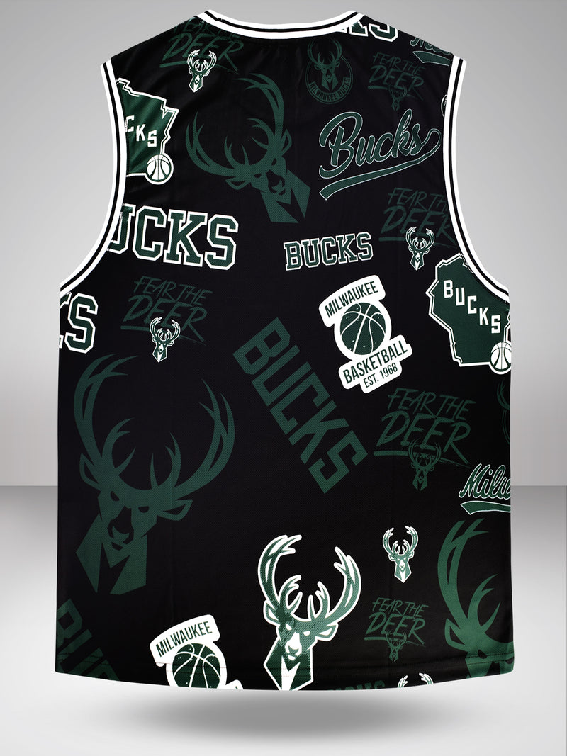 Milwaukee Bucks: Logo Mash Sleeveless Jersey