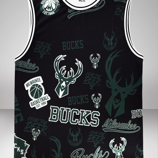 milwaukee bucks black jersey