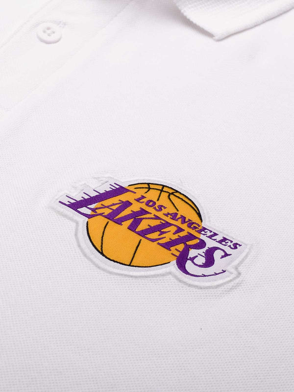 Los Angeles Lakers: Fan Polo White