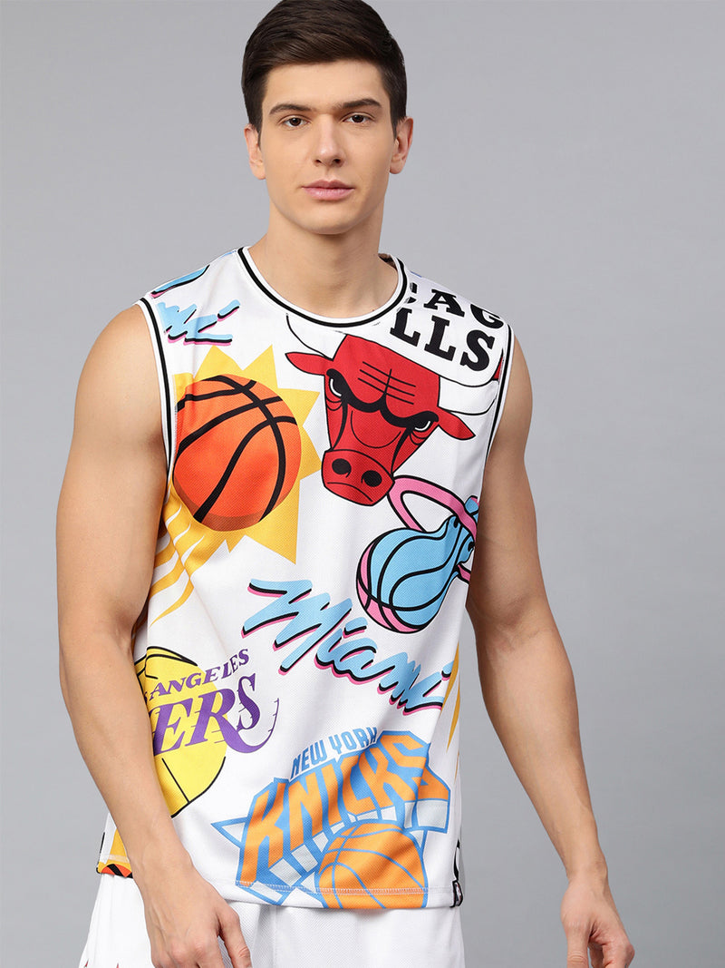 NBA Team Logo La Lakers Sleeveless T-Shirt