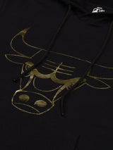 Chicago Bulls: Gold Foil Hoodie - Black