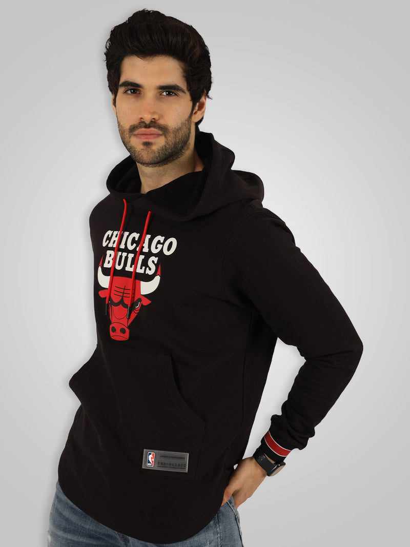 Hoodies and sweatshirts New Era NBA Half Logo Oversized Hoody Chicago Bulls  Black