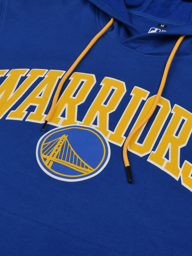 Golden State Warriors: Typography Hoodie - Royal Blue