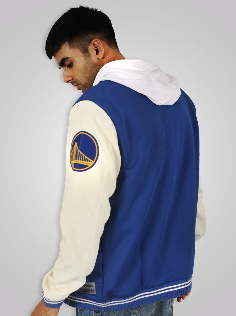 NBA Golden State Warriors Varsity Jacket - Blue – October's Very Own