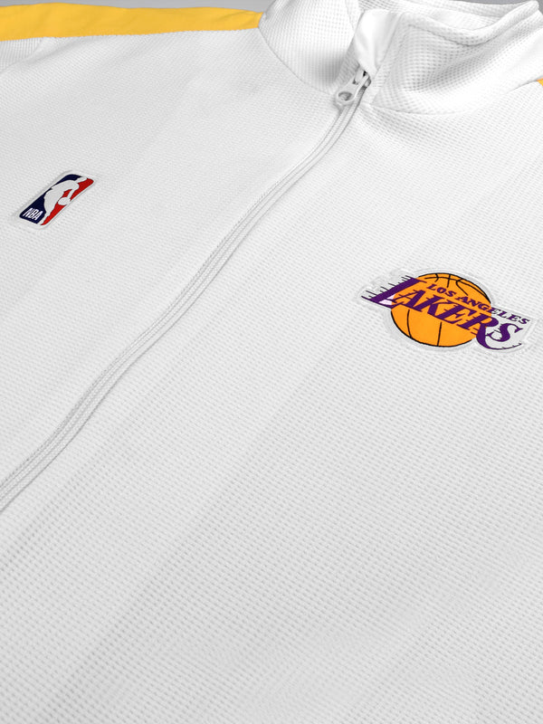 Los Angeles Lakers: Classic Track Jacket - White