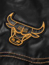 Chicago Bulls: PU Biker Jacket - Black