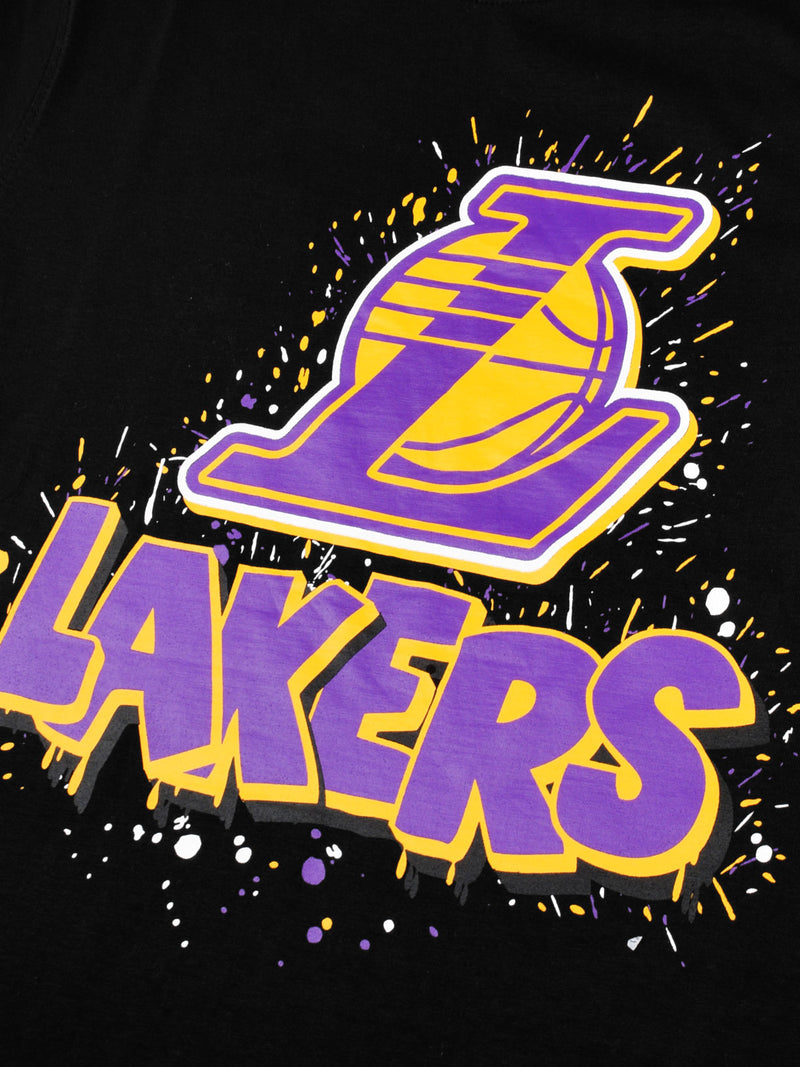 Los Angeles Lakers: Typeface Drip T-Shirt - Black – Shop The Arena