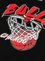 Chicago Bulls: Typeface Drip T-Shirt - Black