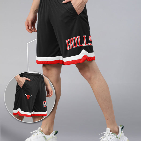 Chicago Bulls: Embroidered Basketball Shorts - Black – Shop The Arena