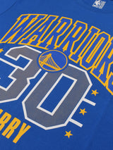 Golden State Warriors: Steph Curry Numbered T-Shirt - Royal Blue